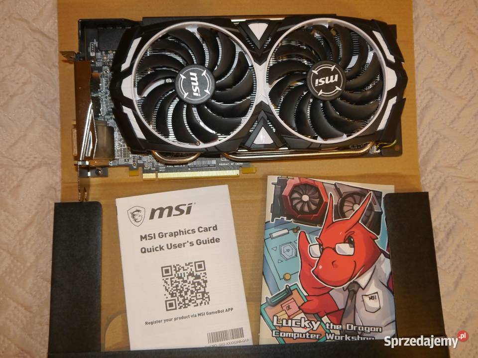 Karta graficzna MSI Radeon RX 590 Armor OC 8GB aktywne Gdańsk