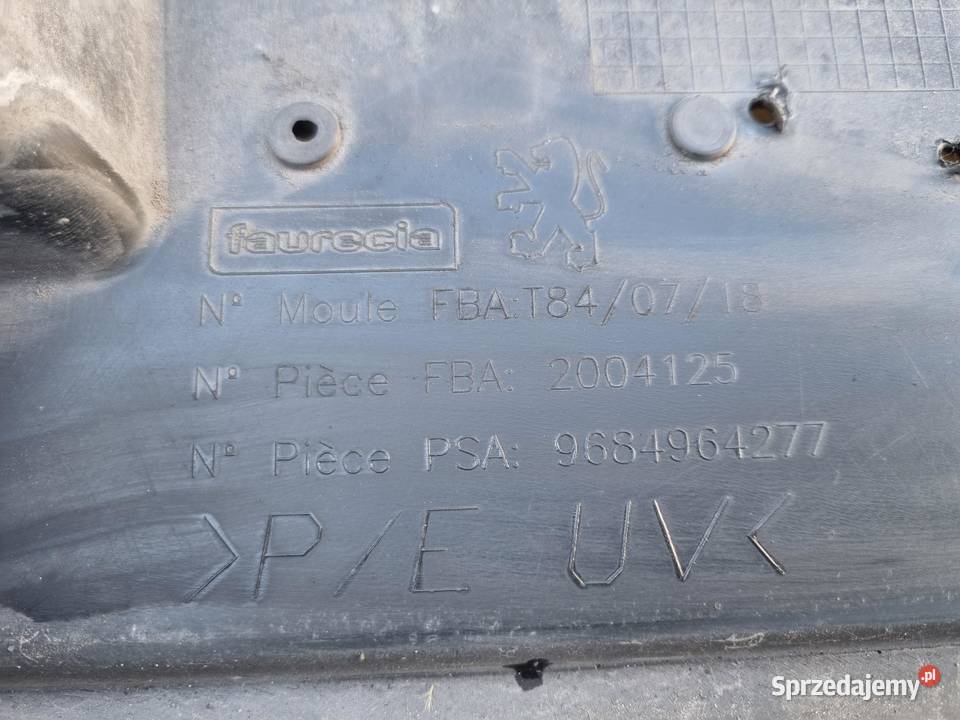 ZDERZAK TYLNY TYŁ PEUGEOT 3008 I 9684964277 ITA