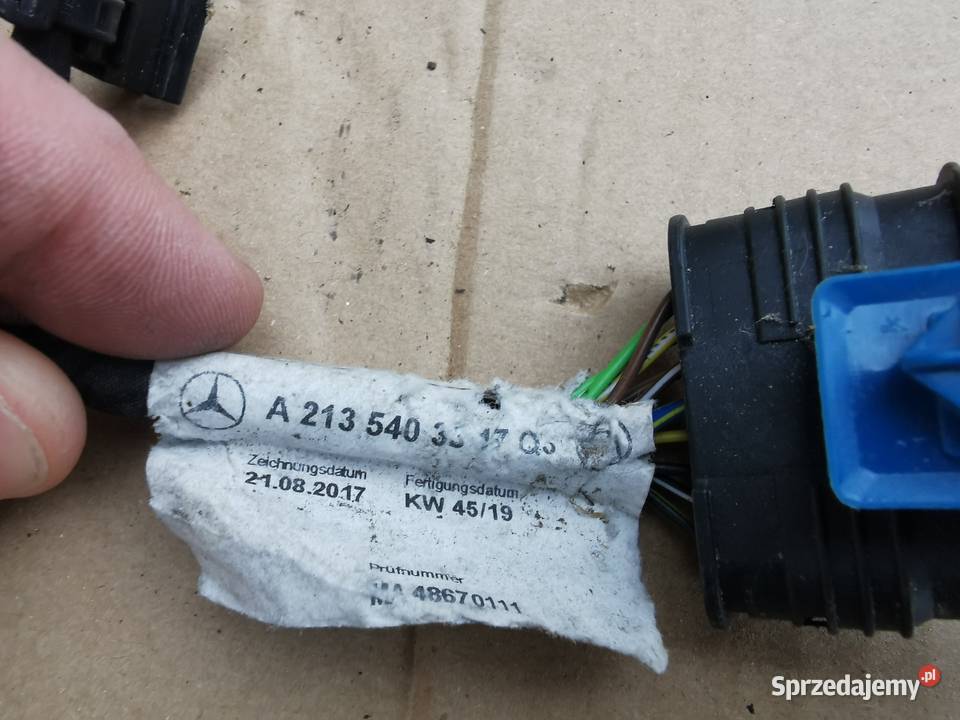 Wiązka instalacja zderzaka pdc w213 6 parków