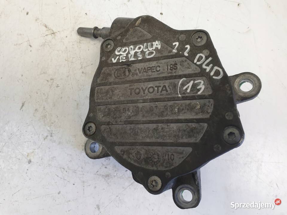 POMPA VACUM Toyota Corolla Verso 22 D4D wacum lubelskie Chełm