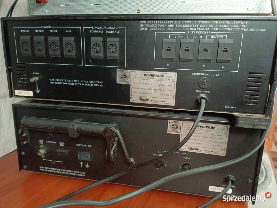 Universum System HiFi 2500 2xSony CDPXE270 pilot Wieże i miniwieże Kudowa-Zdrój