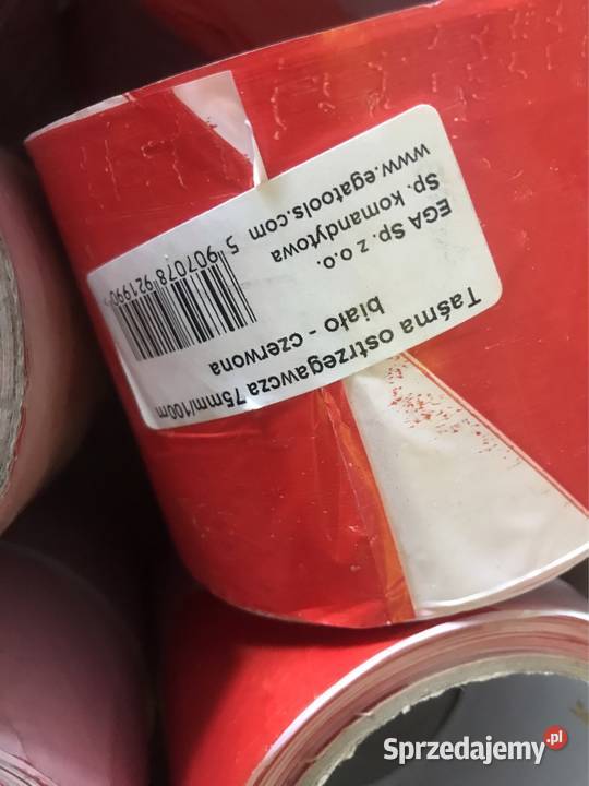 Taśma ostrzegawcza 75mm100m 24 wielkopolskie Piła sprzedam