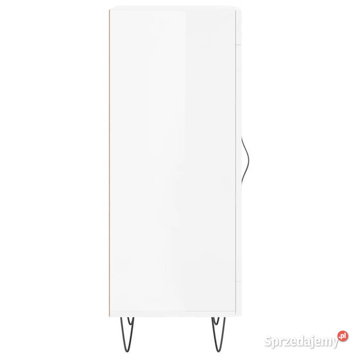 Szafka biała połysk 345x34x90 materiał