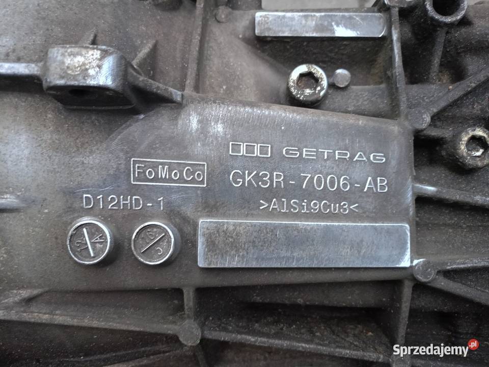 Skrzynia biegów 6 bie Ford Transit 20 TDI 2016 Rok produkcji 2016 Częstochowa