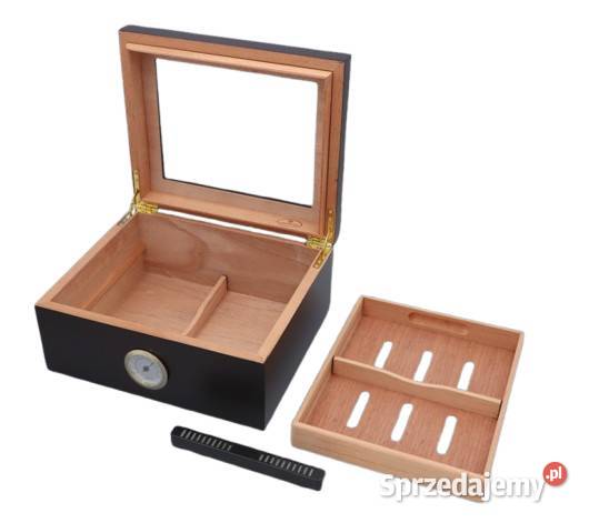 Humidor z Drewna Cedrowego Przeszklony Ostrowy nad Okszą