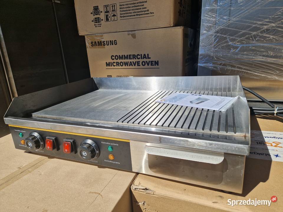 Płyta grillowa elektryczna ze stali nierdzewnej Gastronomia Ostrów Wielkopolski