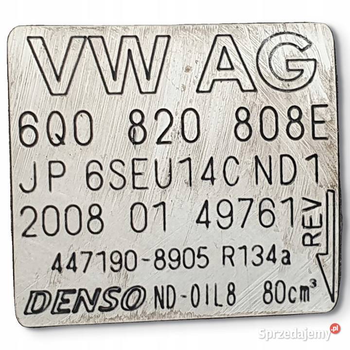 SPRĘŻARKA KLIMATYZACJI VW Polo IV 14 TDI Chełm