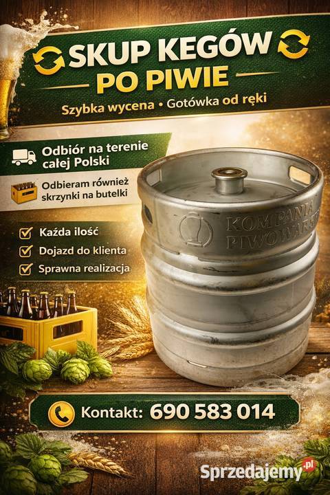 Skup skrzynek i butelek piwie woda napoje 330ml Częstochowa