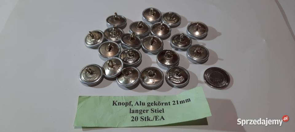 GUZIKI WOJSKOWE Niemcy groszek 20 sztuk Antyki, Sztuka, Kolekcje Warszawa