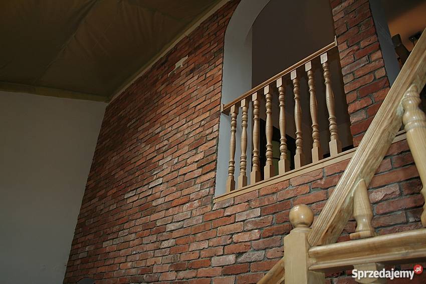 Cegła rozbiórkowa ściana z cegły płytki narożne Ściany i elewacje Słupno sprzedam