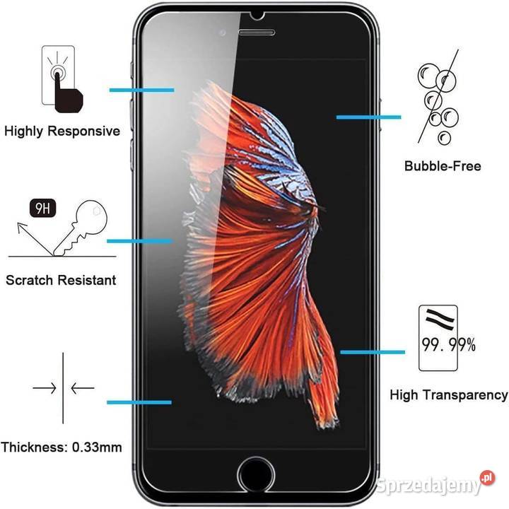 Szkło hartowane folia ochronna 9H DO IPHONE 6 6S Cieszyn sprzedam