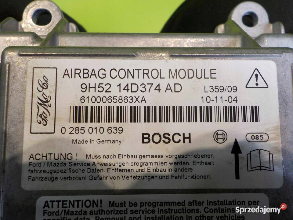 FREELANDER II 07r sensor modul AIRBAG 0285010639 Wyposażenie elektryczne mazowieckie Suków sprzedam