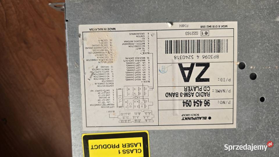 Radio CD Blaupunkt Sosnowiec