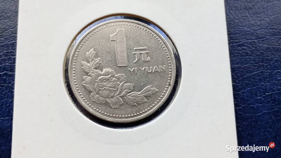 Stare monety 1 yuan 1997 Chiny Lesko