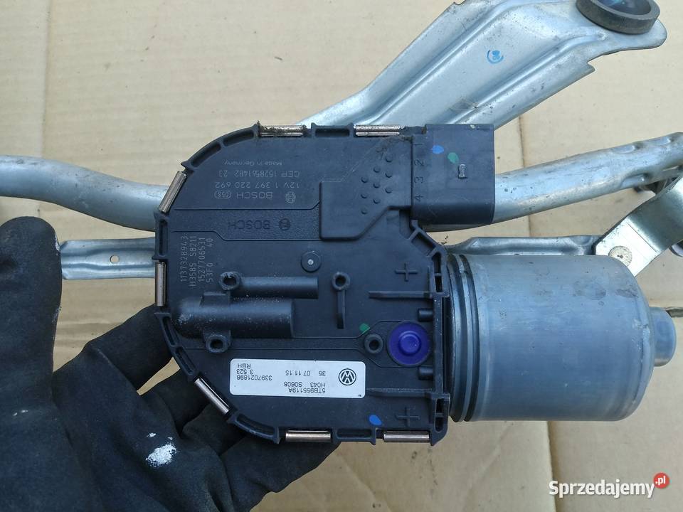 5TA VW TOURAN III mechanizm wycieraczek Rok produkcji 2016 Dębno