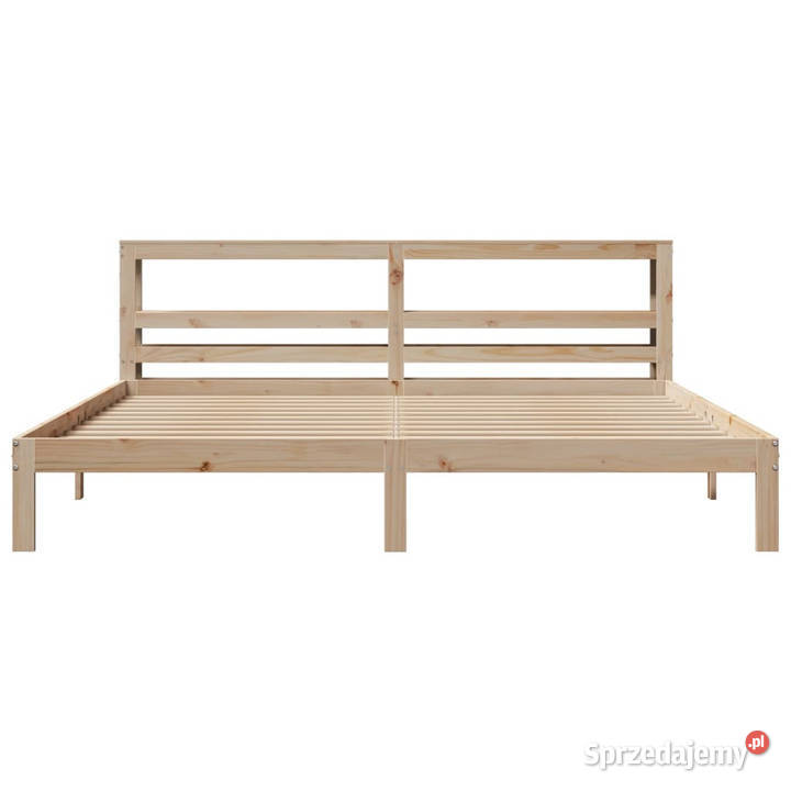 Rama łóżka z zagłówkiem sosnowa 180x200 Warszawa sprzedam