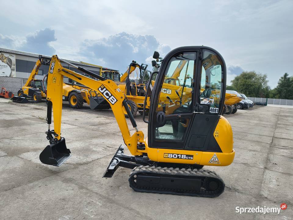 MINIKOPARKA GASIENICOWA 18 TONY JCB 8018 CAT pełny VAT Krotoszyn