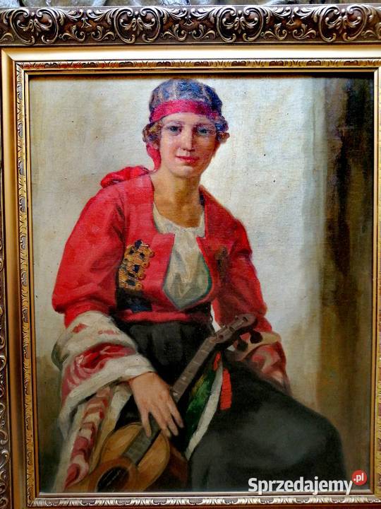 Obraz olejny Arystokratka Łódź