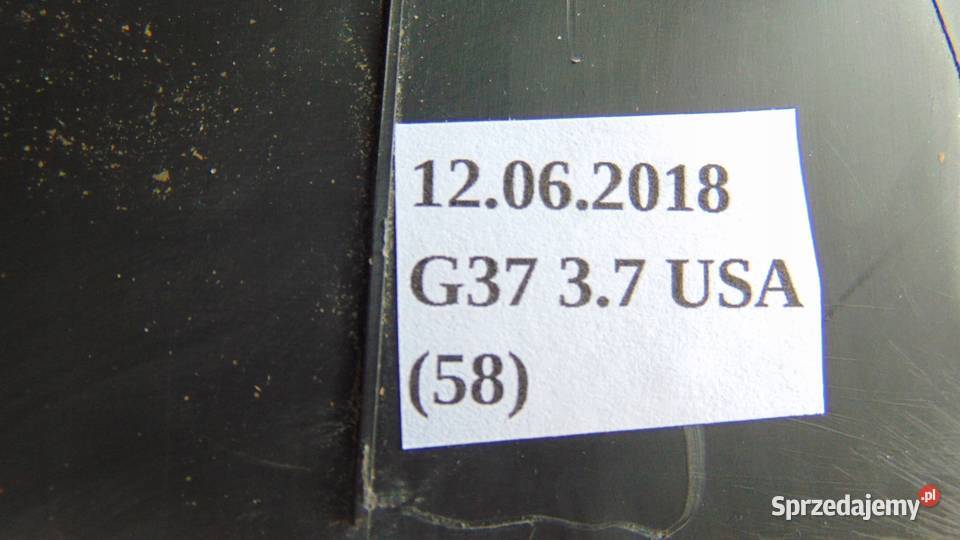 OSŁONA PROGU TYŁ LEWA PRAWA INFINITI G37 0713 osobowe
