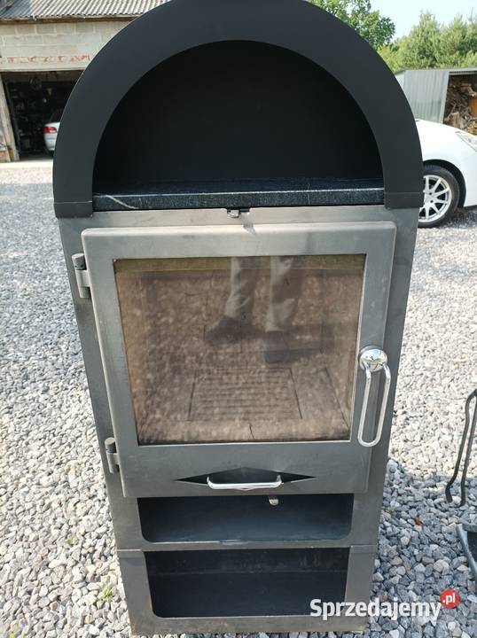 Kominek stalowo granitowy do salonu na drewno lubelskie Lubartów sprzedam