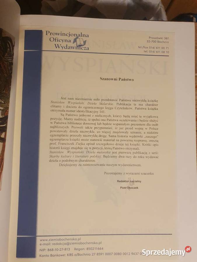 Stanisław Wyspiański Dzieła Malarskie dolnośląskie Wrocław