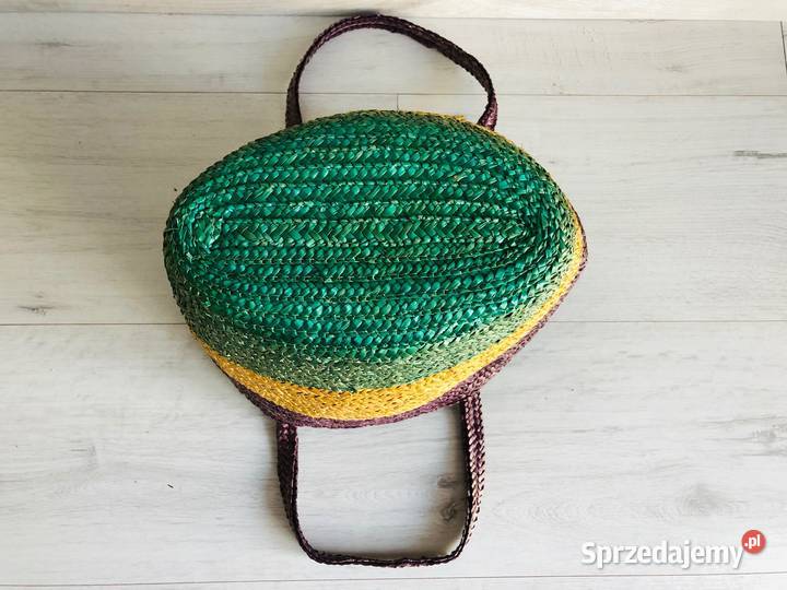 Koszyk torebka słomiana plecionka słomkowy łódzkie Łódź