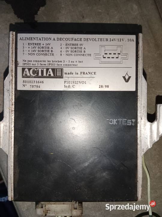 RENAULT MAGNUM przetwornica 5010231645 łódzkie Poddębice