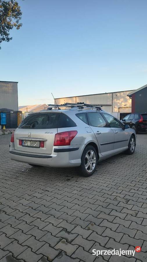 Peugot 407sw 20 HDi 136 panorama nowe opony Płock