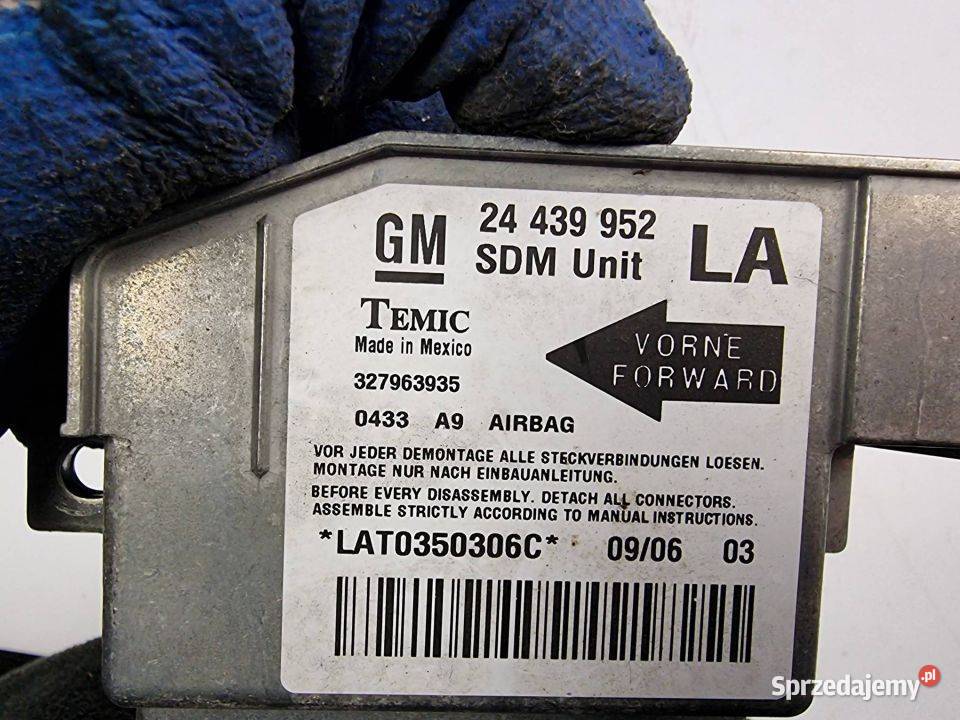 MODUŁ OPEL CORSA C 24439952 osobowe kujawsko-pomorskie Lipno