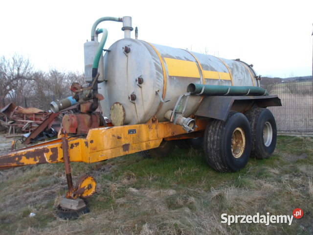 Beczkowóz przyczepa asenizacyjna 7000 l tandem Tychowo