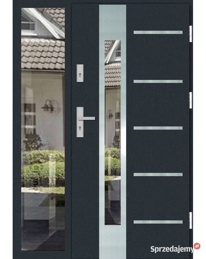 Drzwi z naświetlem bocznym 72mm PIANA CAŁA Kock