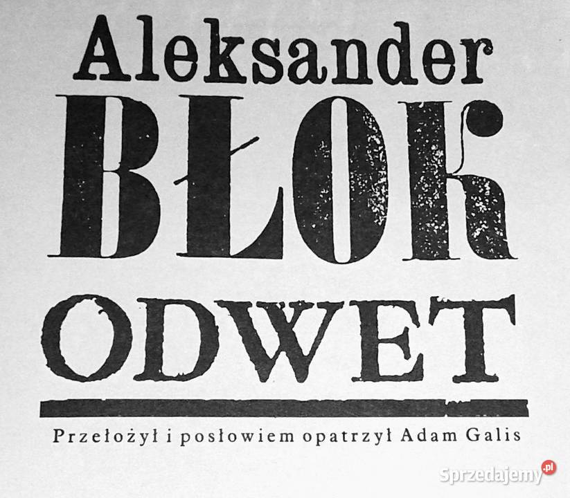 Odwet Aleksander Błok Chełm