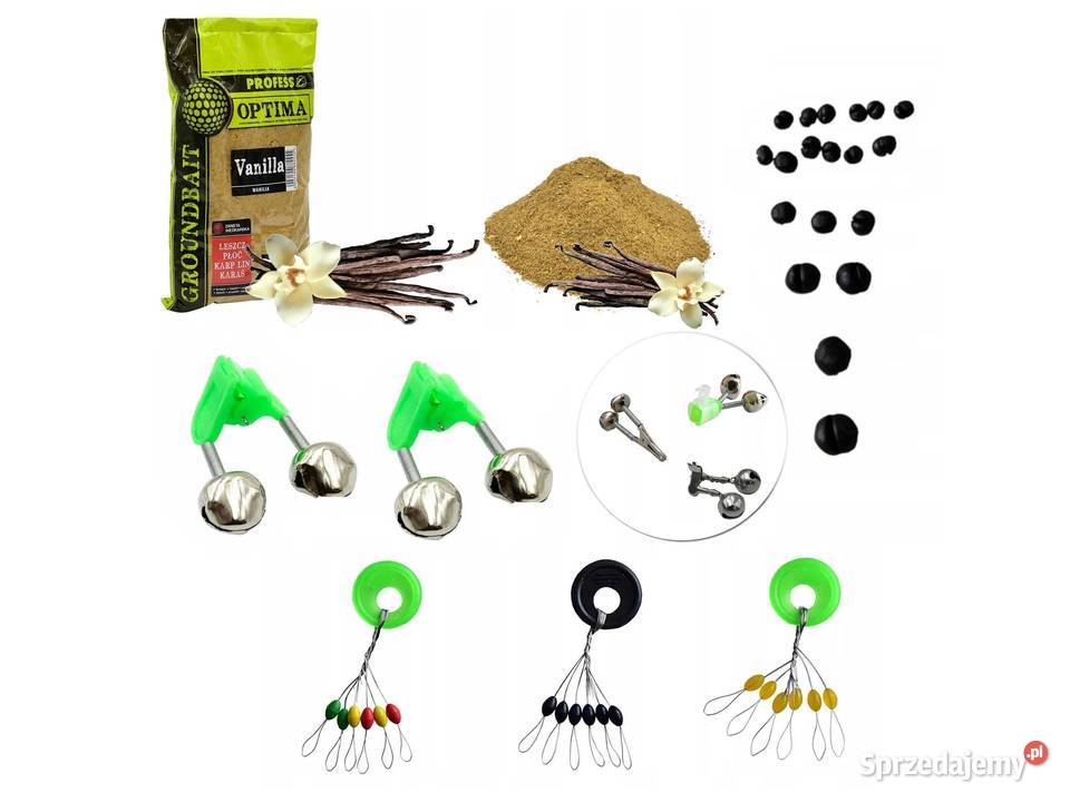 Zestaw Wędkarski początkujących DUŻY Akcesoria mazowieckie sprzedam