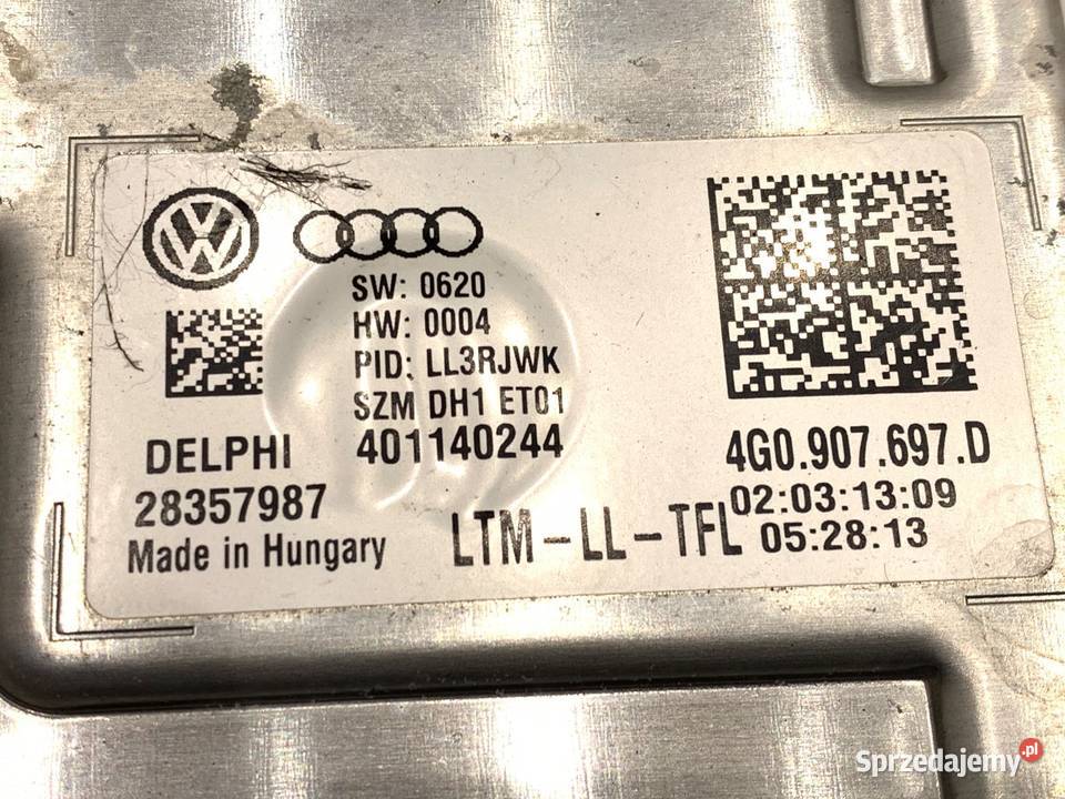 PRZETWORNICA XENON AUDI A5 8T 4G0907697D 0717