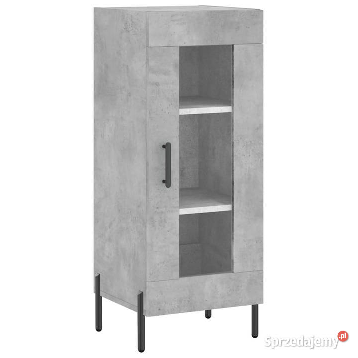Szafka szarość betonu 345x34x90 materiał Warszawa