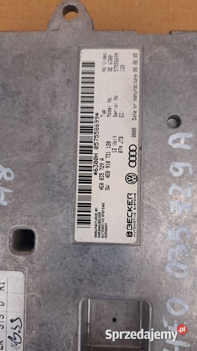 Audi A8 D3 A6 Q7 modul sterownik mmi 4E0 035 729 osobowe Częstochowa