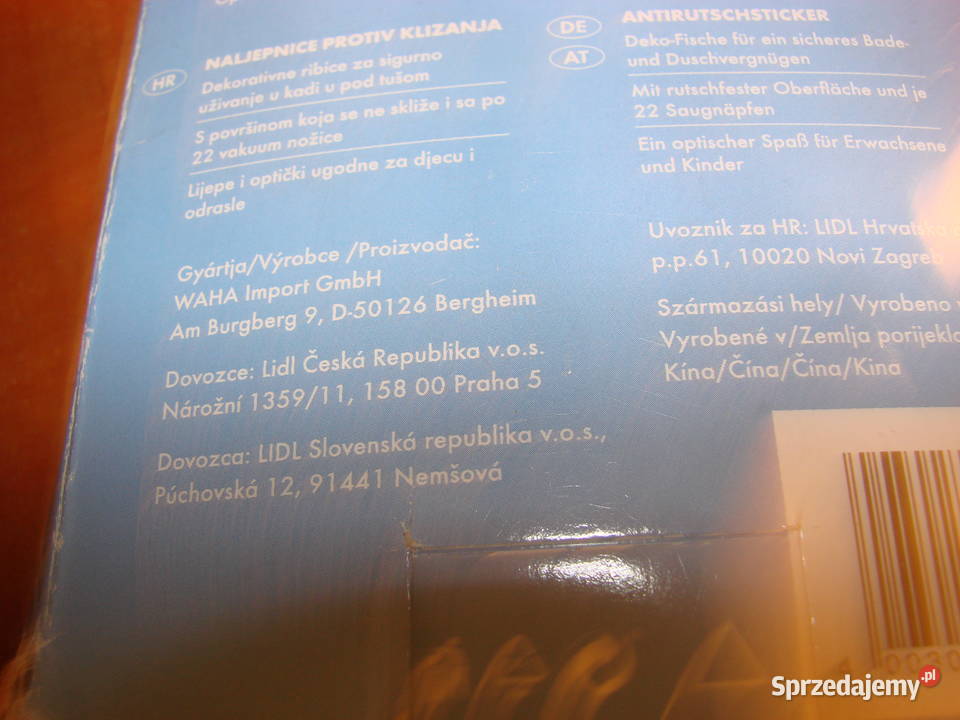 Rybki łazienkowe podkładki antypoślizgowe Pruszcz Gdański