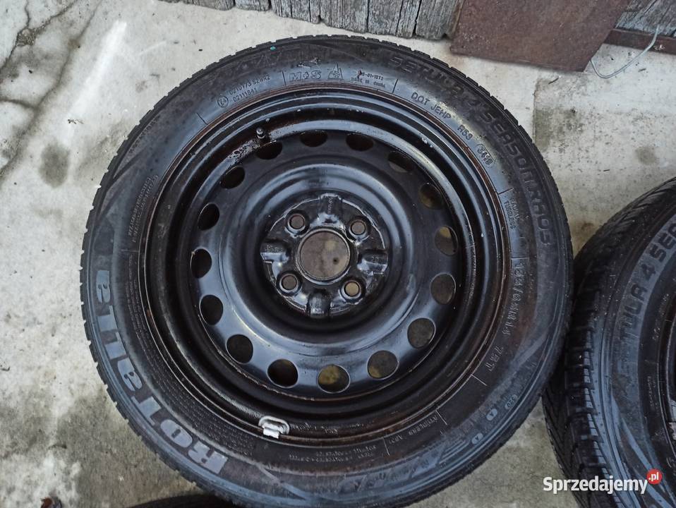 FELGI STALOWE 4X100 Z OPONAMI ZIMOWYMI AYGO Milejów-Osada
