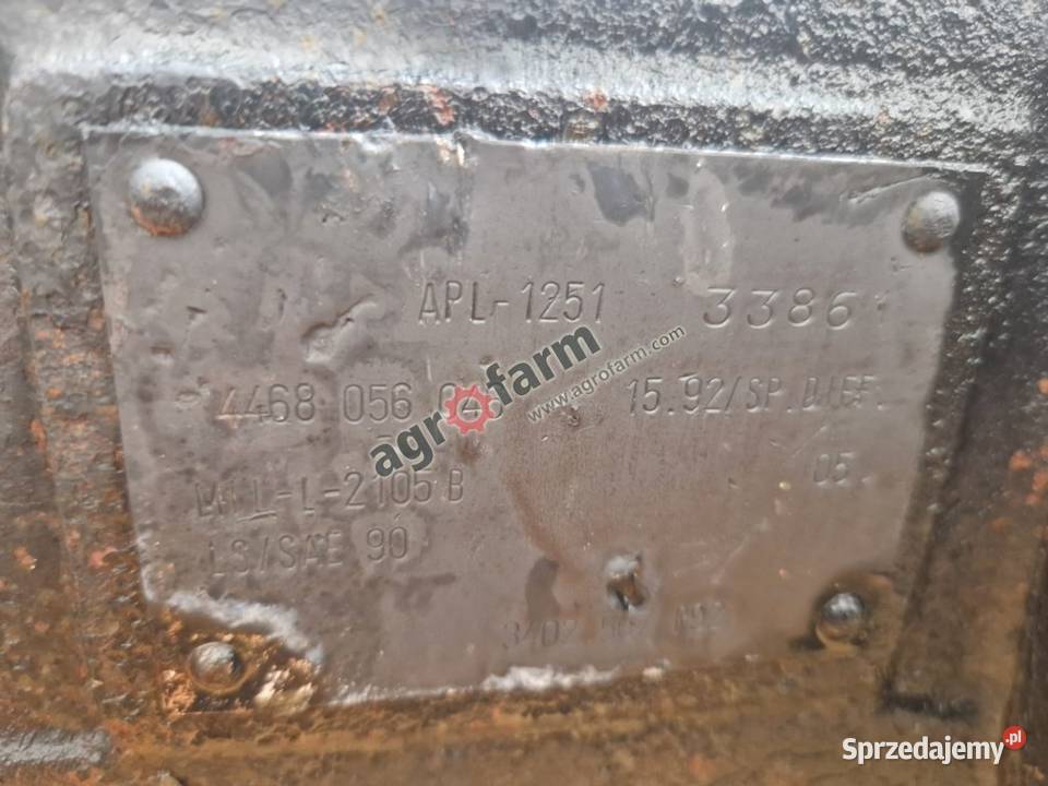Przedni most Case 833 APL 1251 Układ kierowniczy i oś przednia Byków sprzedam