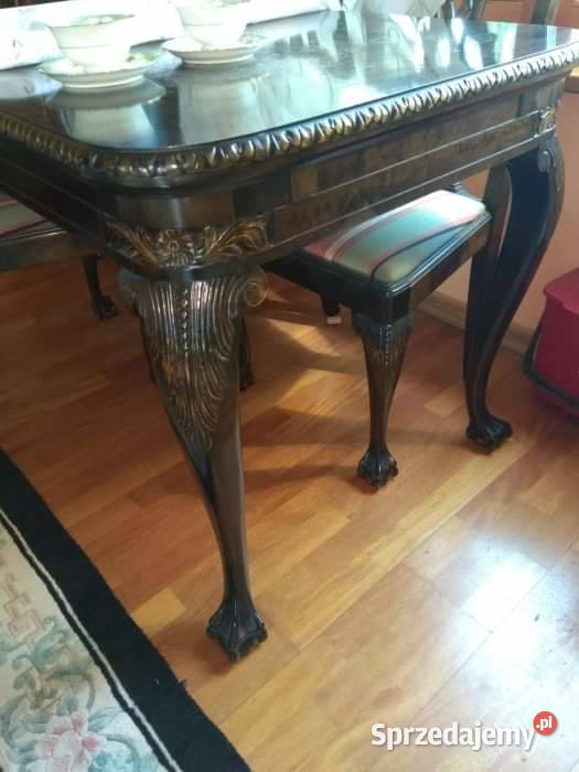 Komplet Stoł Z 6 krzesłami I 2 komodami pomorskie Gdańsk sprzedam