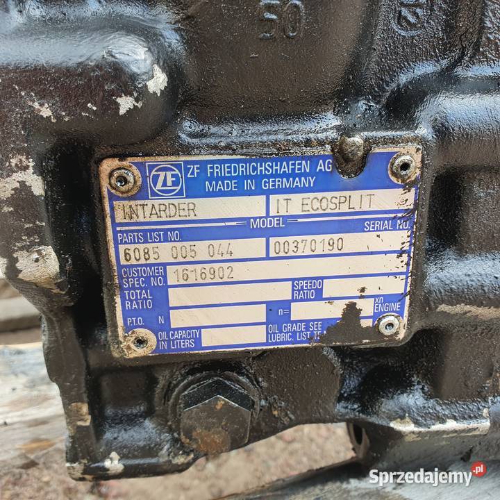 INTARDER RETARDER ZF 16S181 6085005044 Układ napędowy Bieleń