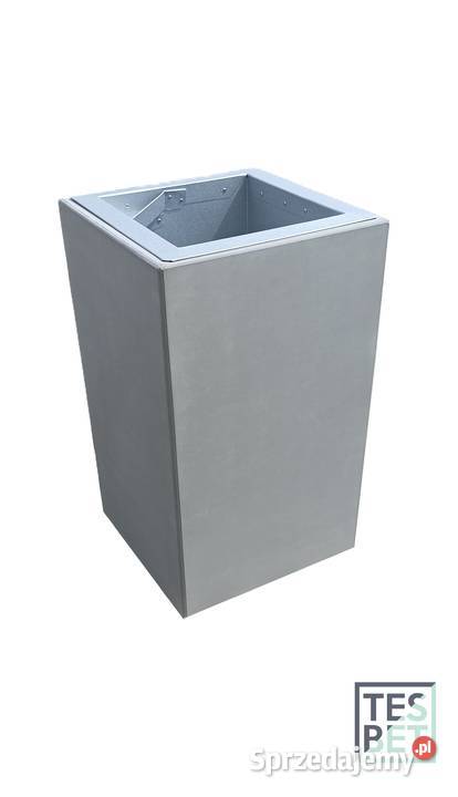 Kosz betonowy 70 l z wkładem z popielnicą K70H80 Kraków