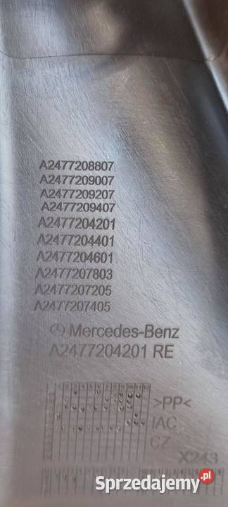 MERCEDES W247 BOCZEK DRZWI PRAWY PRZÓD RHD osobowe