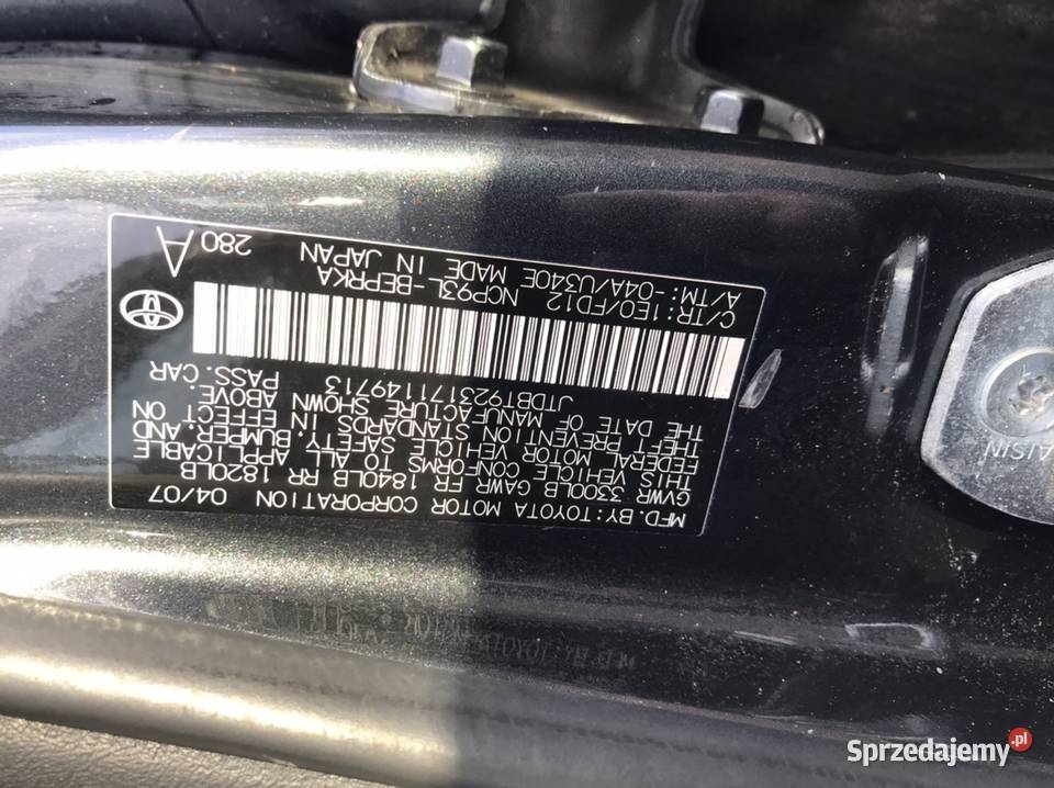 Toyota Yaris Sedan USA Sopot sprzedam