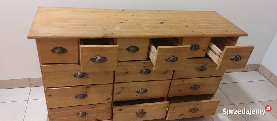 Komoda drewno Regał polki IKEA HEMNES 37cm Warszawa