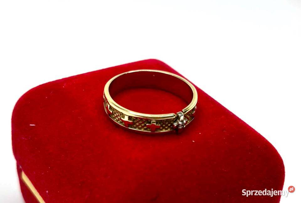 Nowy Złoty Pierścionek pr 585 303g R16 Elbląg