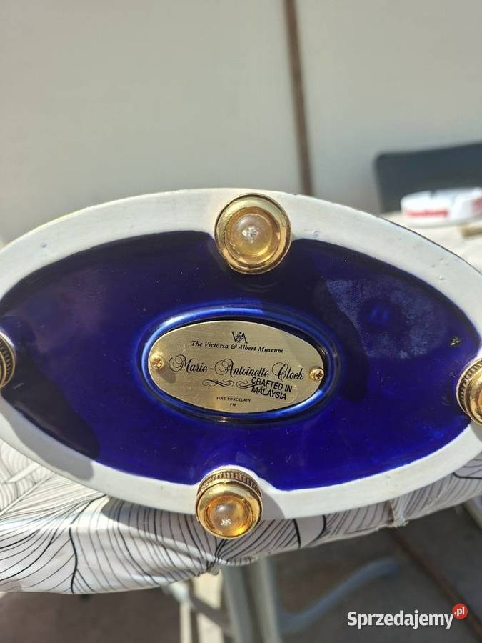 Kominkowy zegar porcelanowy francuski Rzeszów