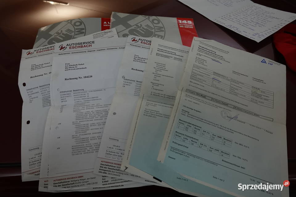 Alfa Romeo 145 3drzwi 1994 Charakter historia 103KM Zgierz sprzedam