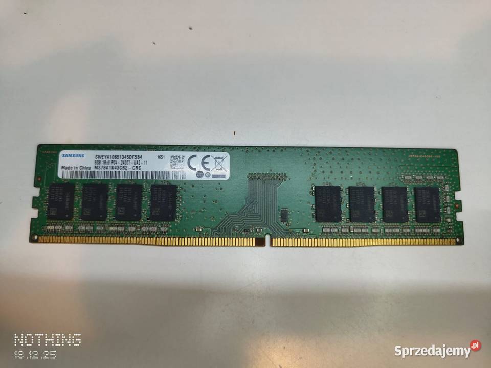 RAM DDR4 SAMSUNG 8GB2400 Swarzędz