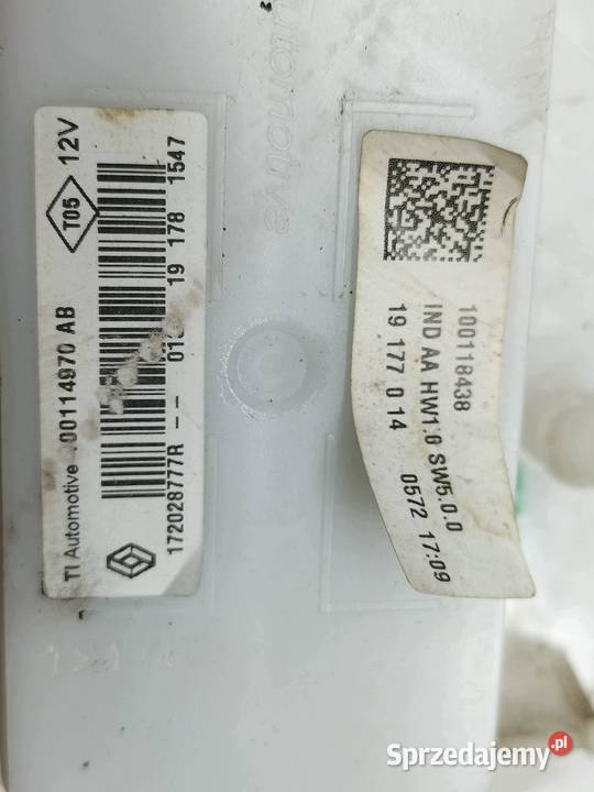 POMPA PALIWA PŁYWAK 13 TCE 172028777R Renault sprzedam